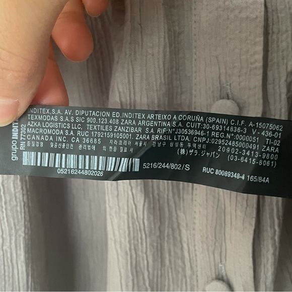 New ZARA NWOT Alexi Ruffle Crinkle Pleat Cropped Blouse - Picture 10 of 11